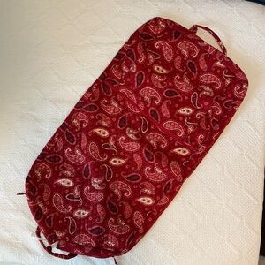 Vera Bradley Red Mesa Paisley Garment Bag